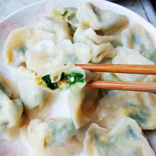 韭菜虾仁饺子