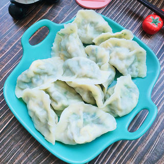 虾干韭菜水饺
