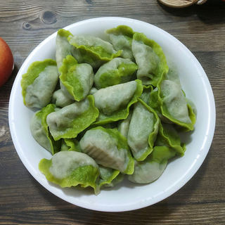翡翠三鲜饺子