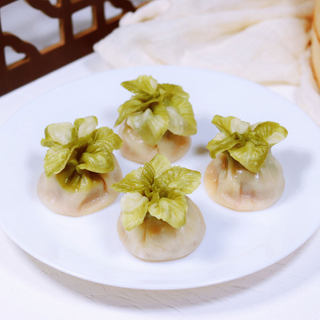 翡翠白菜蒸饺
