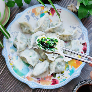 韭菜豆皮素水饺