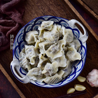 入伏饺子：猪肉茄子馅饺子