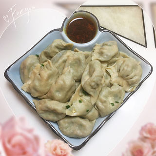 韭菜鸡蛋粉丝虾皮全麦水饺