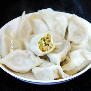 芹菜白菜猪肉馅水饺