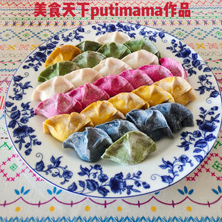 正月初一五福饺子