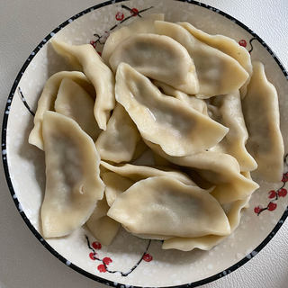黄瓜猪肉虾皮饺