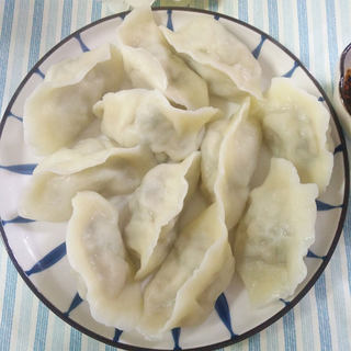 槐花猪肉水饺