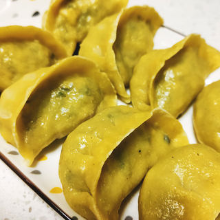 玉米面野菜蒸饺