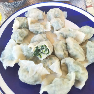 火麻荠菜水饺