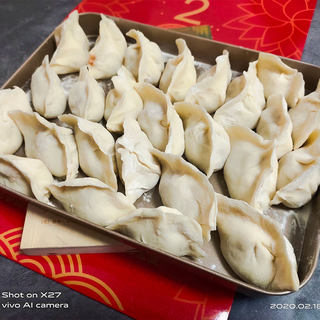 玉米肉末饺子