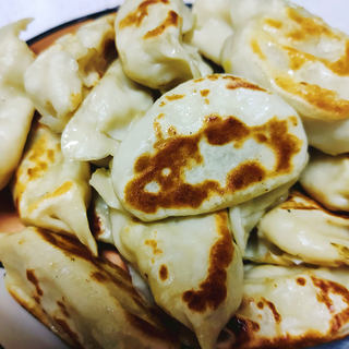 素白菜煎饺