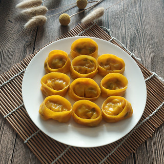 香菇鸡肉黄金饺