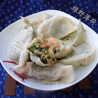 海鲜韭菜水饺