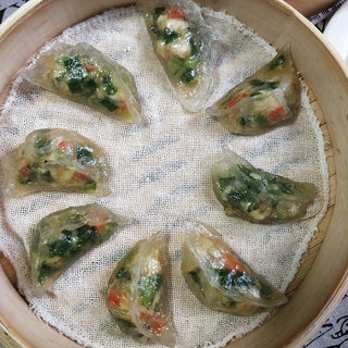 水晶虾饺