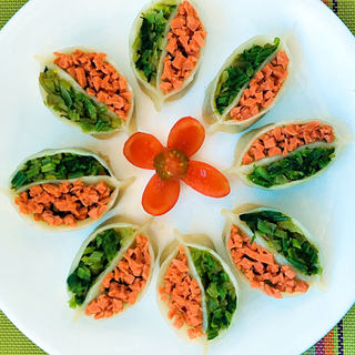 平分秋色蒸饺
