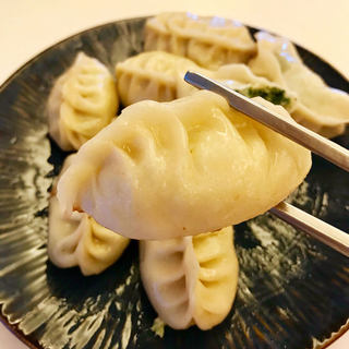 芹菜虾米肉馅煎饺