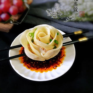 玫瑰花蒸饺