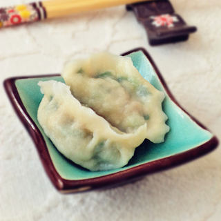韭菜香菇猪肉馅水饺