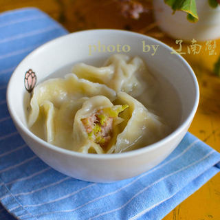 白菜饺子，过年一定要吃，百财饺子啊