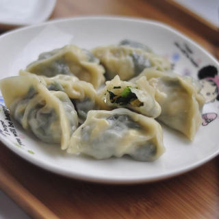 菠菜素饺子