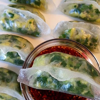 翡翠水晶蒸饺