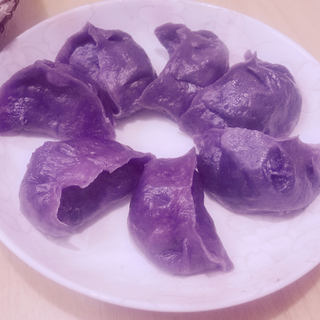 紫薯蒸饺