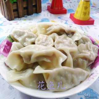 娃娃菜鸡棕菌肉馅饺子