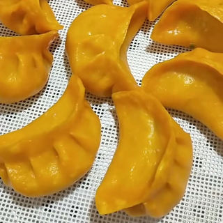 玉米面南瓜蒸饺
