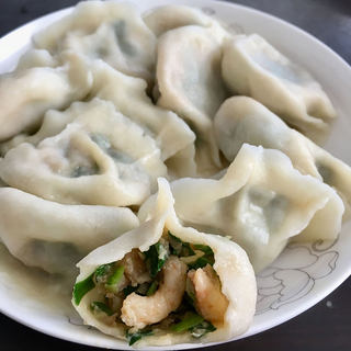韭菜猪肉虾仁水饺