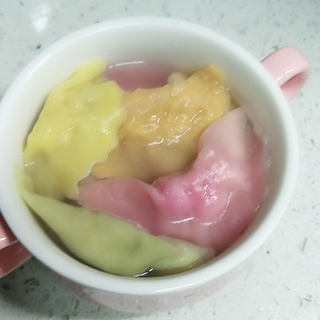 五彩水饺