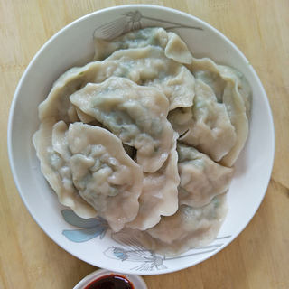 豆角鸡蛋饺子