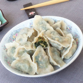 猪肉鸡蛋菠菜馅水饺