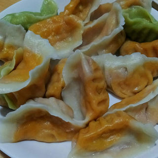 万事如意彩色饺子