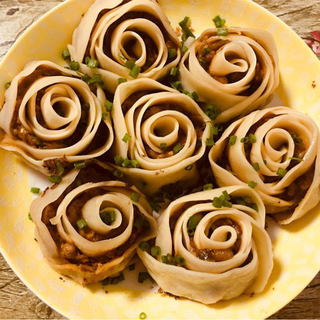 玫瑰花煎饺
