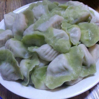 小白菜金针菇水饺