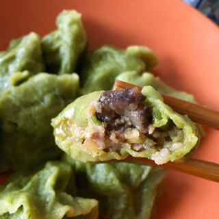 翡翠白菜海参肉饺