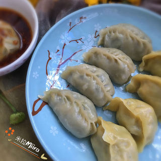 双色蒸饺