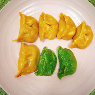 彩色饺子