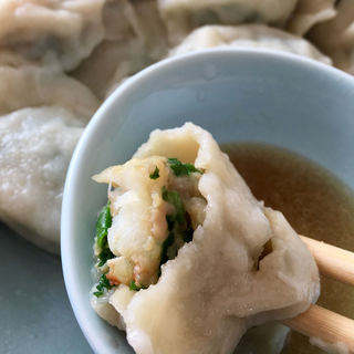 韭菜鲜虾饺子