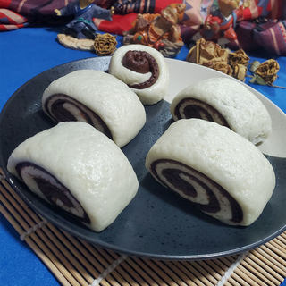 双色刀切馒头