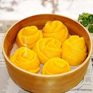 南瓜花卷
