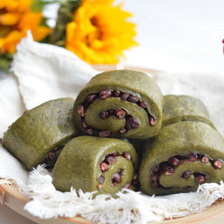 艾草红豆馒头卷