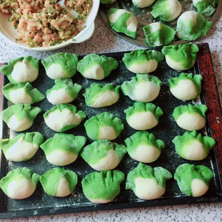 翡翠白菜饺子