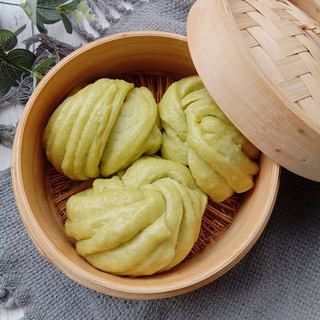 菠菜汁花卷