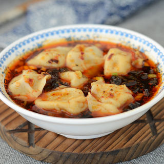 酸汤虾仁水饺