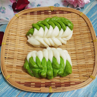 菠菜汁花卷