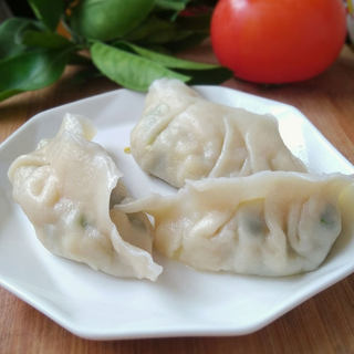 虾仁韭菜鸡蛋饺