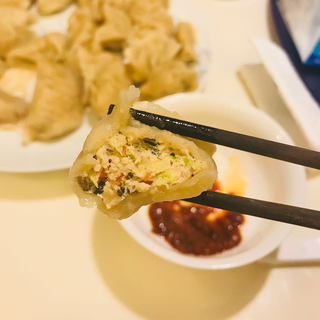 鸡肉芦笋水饺