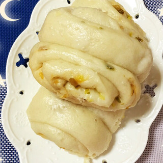 香葱榨菜花卷