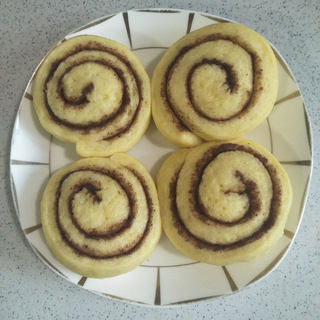 玉米面豆沙卷